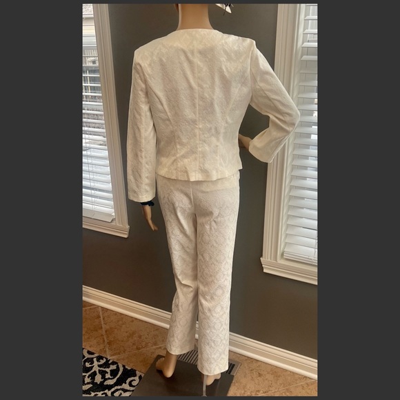 NWT Guess Womens Laney Ivory Pant Suit, Size Large/30 - Picture 4 of 6